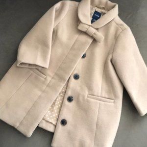 Gap Kids - Camel Coat 6-12m w/bow